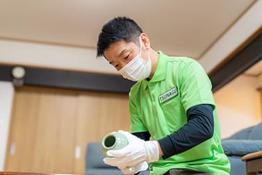 作業当日：遺品の買取査定