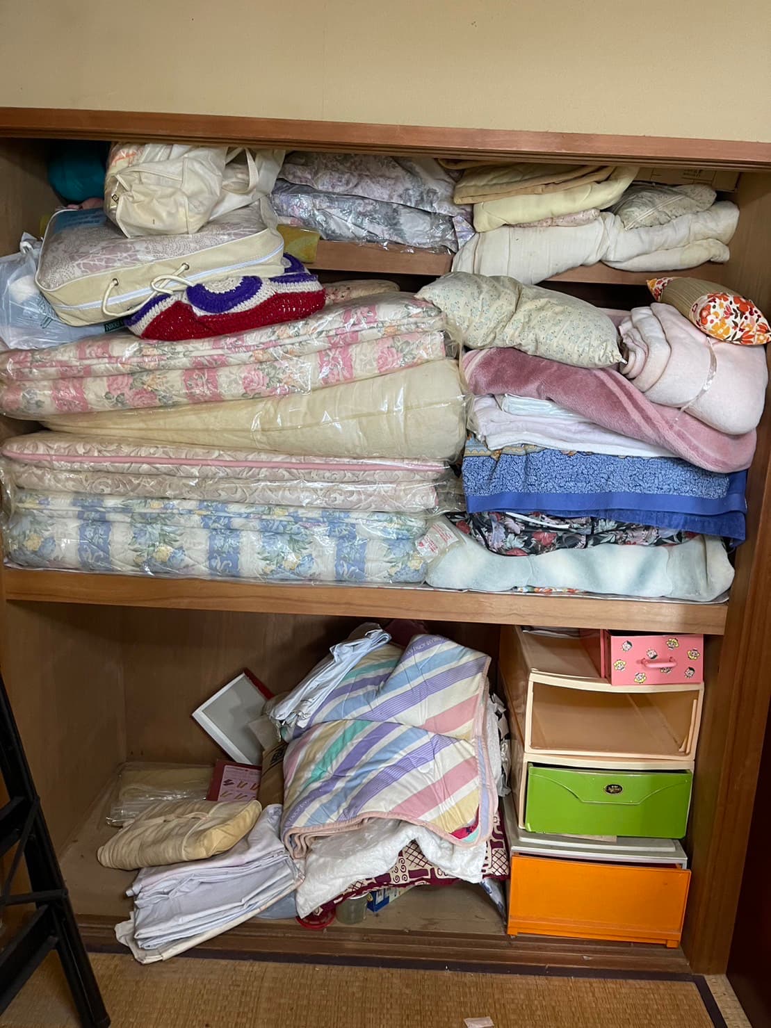 出雲市で遺品の一部、布団のみを処分