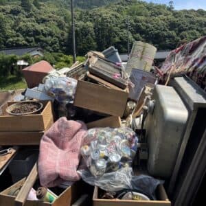 宇佐市で納屋の片付けで出た不用品回収